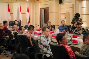 Sekdaprov Marindo Kurniawan Apresiasi Perhatian Khusus Kemendagri terhadap Provinsi Lampung dalam Pendampingan secara Komprehensif terkait Pengelolaan Keuangan Daerah dan Kapasitas Fiskal
